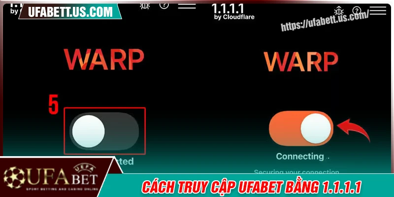 Cách truy cập UFABET bằng ứng dụng 1.1.1.1 đơn giản